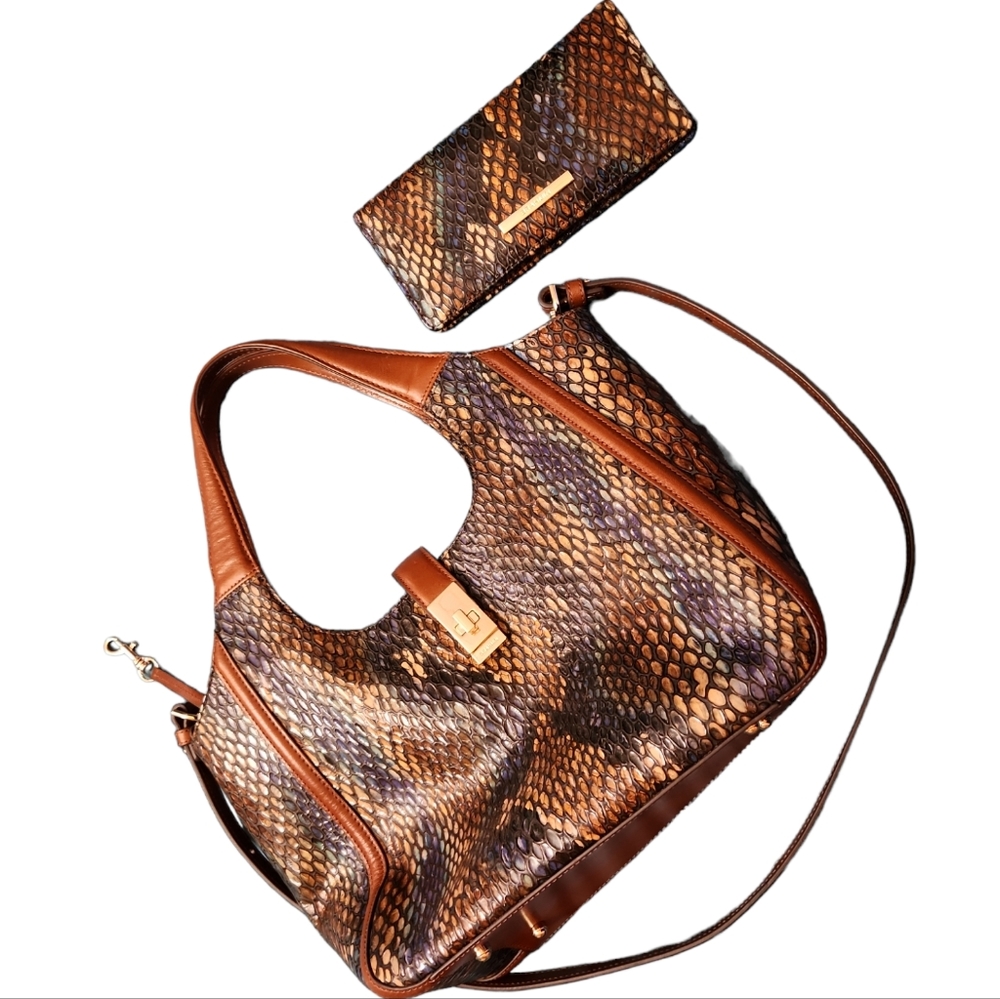 Brahmin Small Clara & Ady Leather Wallet